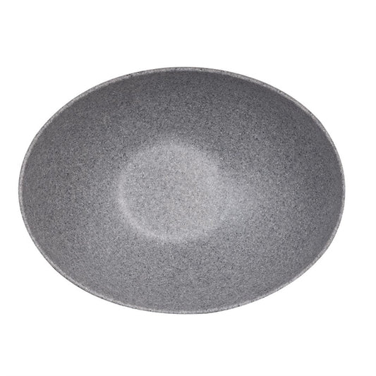 Churchill Melamine Moonstone Bowls Granite 355mm (2 Pack) cy770