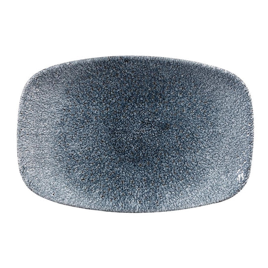 Churchill Studio Prints Raku Rectangular Plates Topaz Blue 237mm (12 Pack) cy903