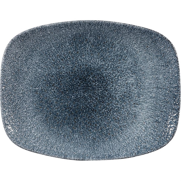 Churchill Studio Prints Raku Rectangular Plates Topaz Blue 261mm (12 Pack) cy904
