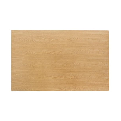 Bolero Pre-drilled Rectangular Table Top Natural Ash Veneer 1100 x 700mm cy950