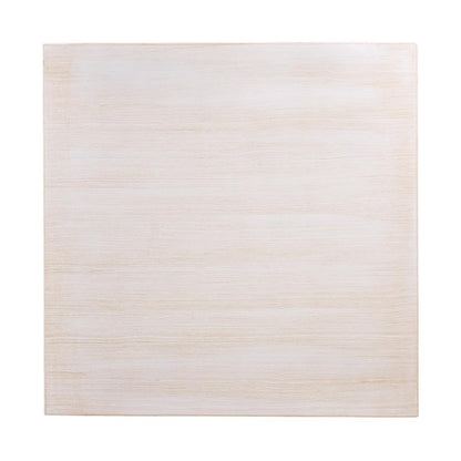 Bolero Pre-drilled Square Table Top Vintage White 700mm cy951