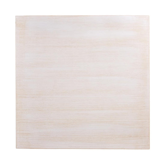 Bolero Pre-drilled Square Table Top Vintage White 700mm cy951