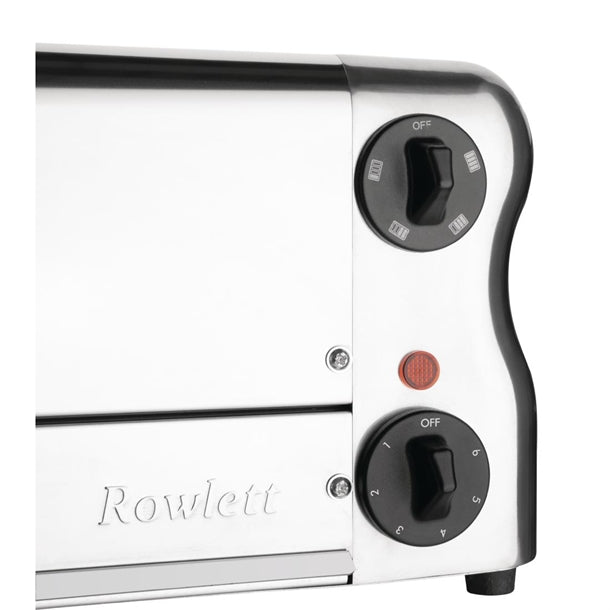 Rowlett Esprit 4 Slot Toaster Chrome w/2x Additional Elements & Sandwich Cage ch181