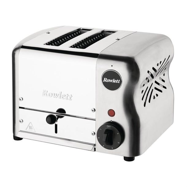 Rowlett Esprit 2 Slot Toaster Chrome w/2 x Additional Elements & Sandwich Cage ch177