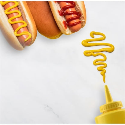 Beaumont Squeeze Sauce Bottle Yellow 24oz cz657