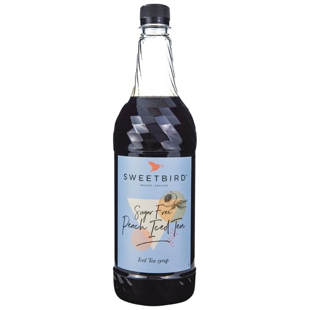 Sweetbird Peach Iced Tea Sugar-Free Syrup 1Ltr cz283