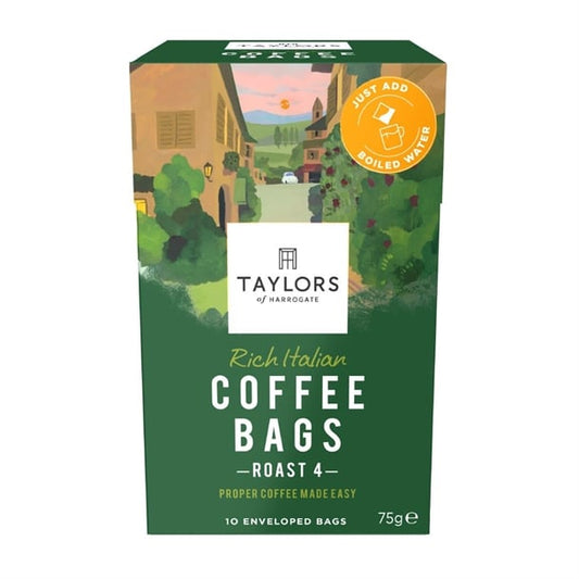Taylors Rich Italian Coffee Bags (10 Pack) cz286