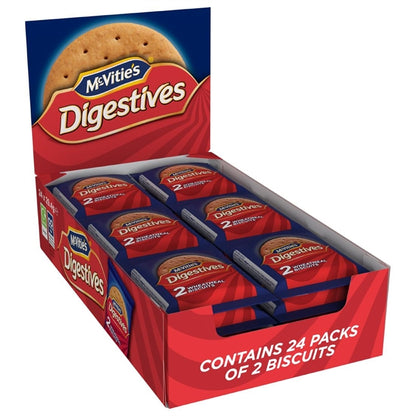 McVitie's Digestives Twin Biscuit Packs (24 x 2 Biscuits) cz290
