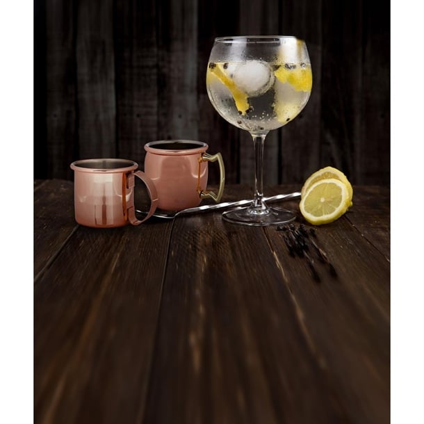 Beaumont Copper Straight Jigger 25ml/50ml cz347