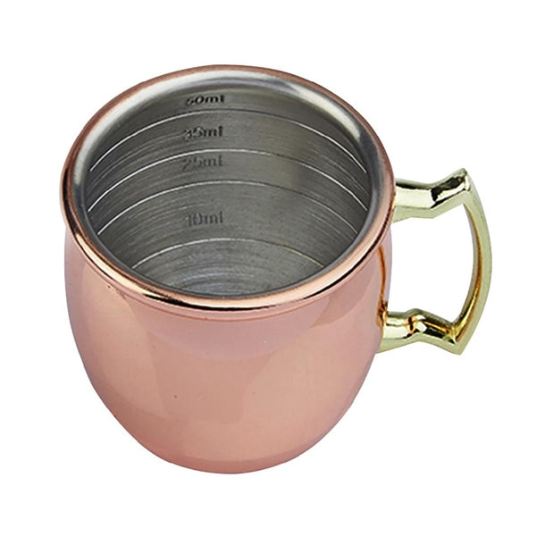 Beaumont Copper Curved Jigger 25ml/50ml cz346