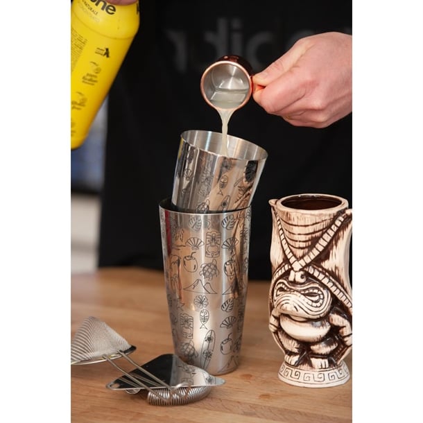 Beaumont Copper Straight Jigger 25ml/50ml cz347