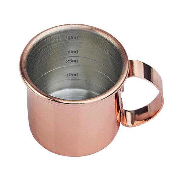 Beaumont Copper Straight Jigger 25ml/50ml cz347