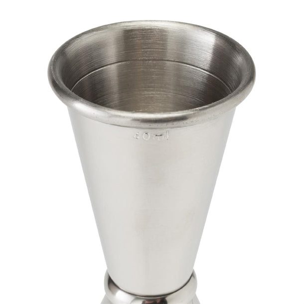 Beaumont Stainless Steel Banded Jigger Measure 20ml/40ml cz350