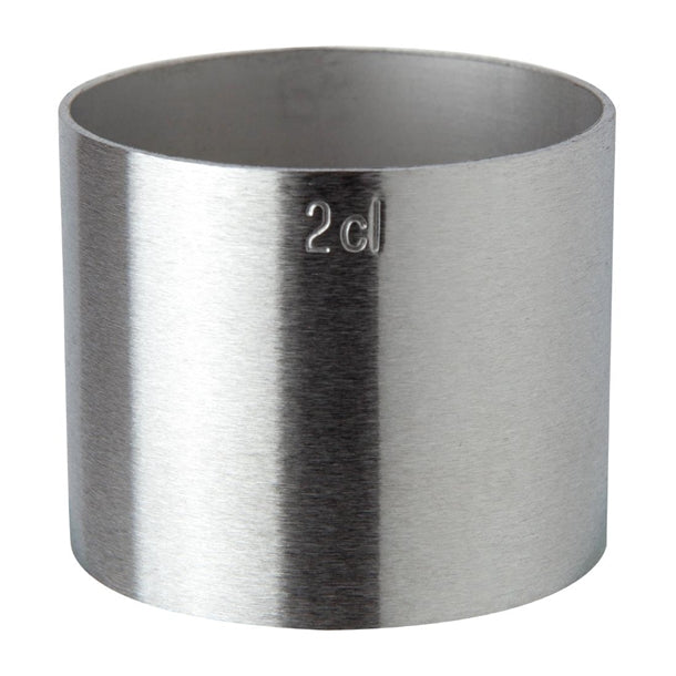 Beaumont Stainless Steel Thimble Measure 20ml cz357