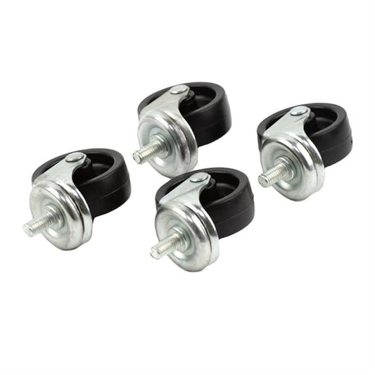 Beaumont Bottle Skip Castors Black (Set of 4) cz446