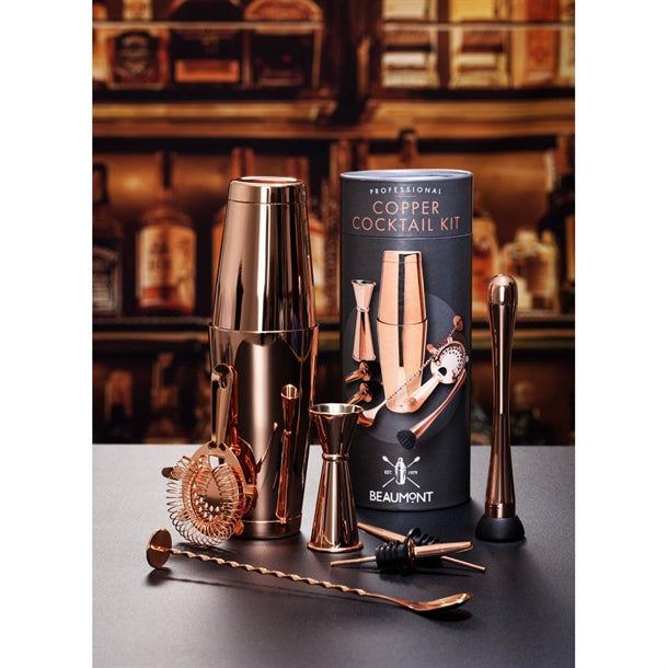 Beaumont 8-Piece Cocktail kit Copper cz482