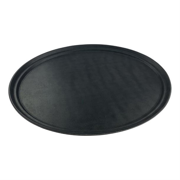 Beaumont Non-Slip Oval Tray Black 685 x 558mm cz497