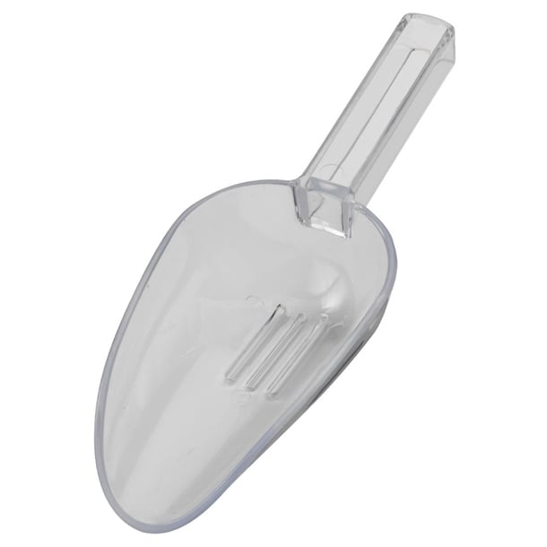 Beaumont Clear Plastic Ice Drainer Scoop 7oz cz528
