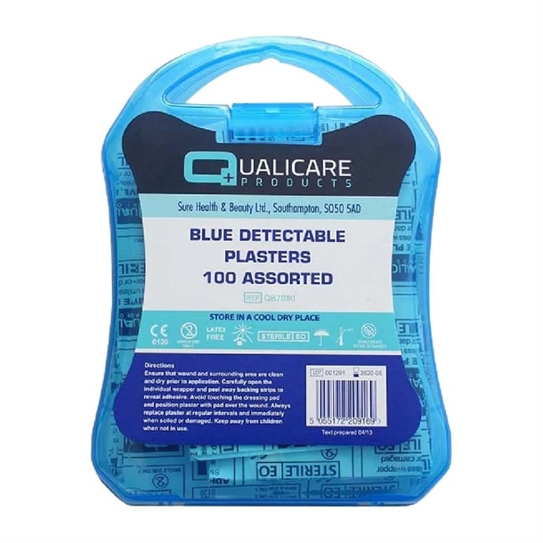 Beaumont Blue Plasters Assorted Sizes ( 100 Pack) cz570