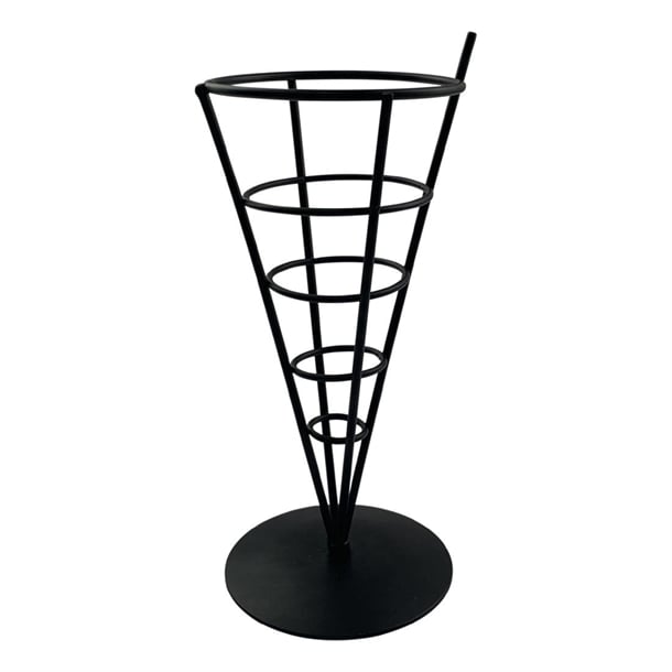 Beaumont Wire French Fry Cone Black cz642