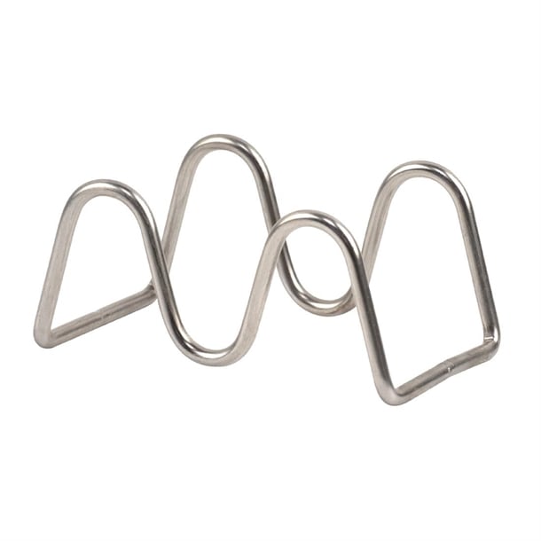 Beaumont Stainless Steel Wire 1-2 Taco Holder cz647