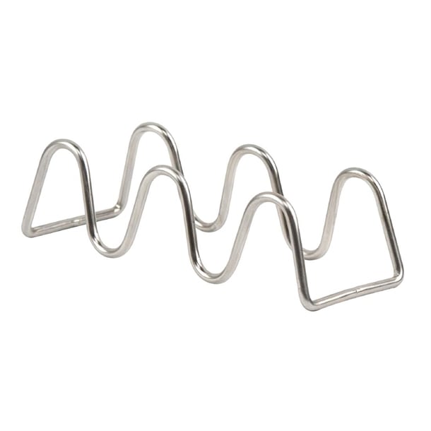 Beaumont Stainless Steel Wire 2-3 Taco Holder cz648