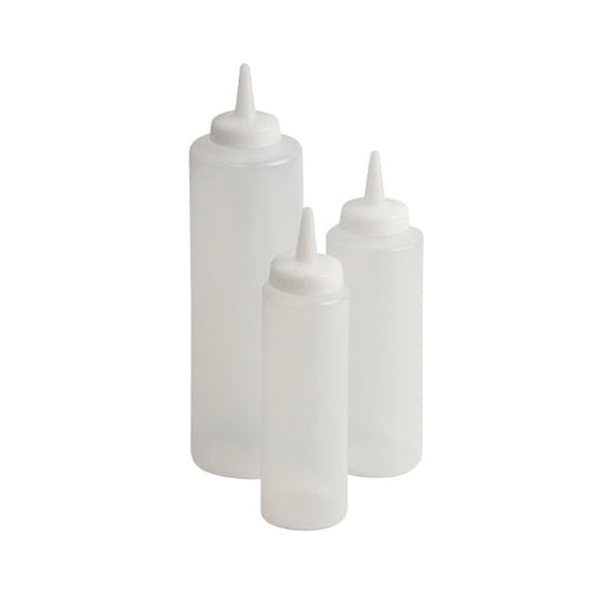 Beaumont Squeeze Sauce Bottle Clear 24oz cz655