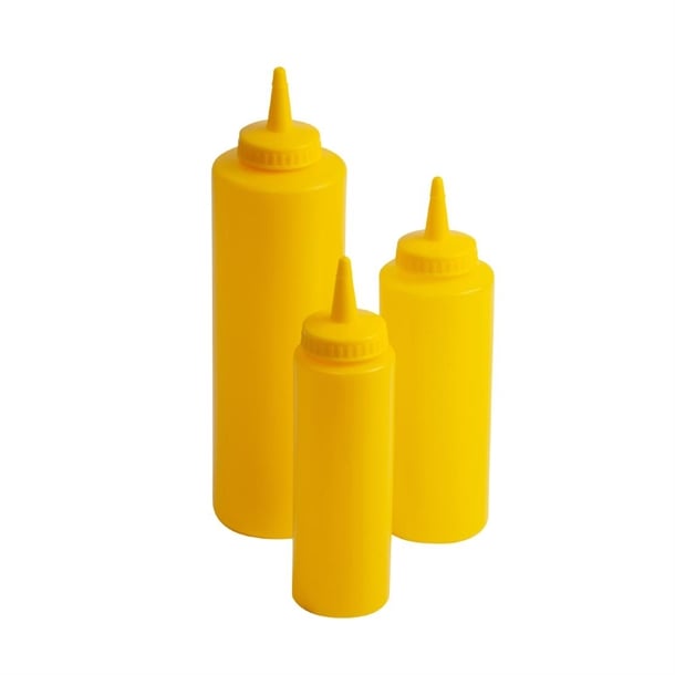 Beaumont Squeeze Sauce Bottle Yellow 8oz cz651