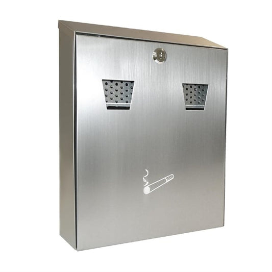 Beaumont Stainless Steel Wall Mounted Ash Bin cz677