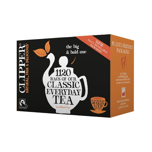 Clipper Fairtrade Everyday One Cup 1120 Tea Bags cz727