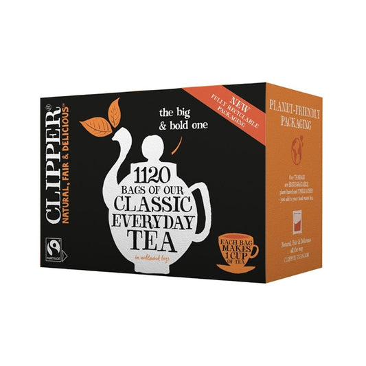 Clipper Fairtrade Everyday One Cup 1120 Tea Bags cz727