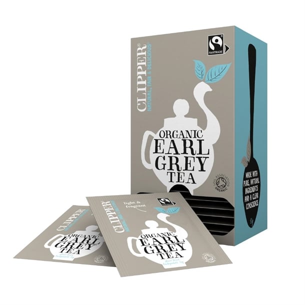 Clipper Fairtrade Organic Speciality Earl Grey Tea Bag Envelopes (6 x 25 Pack) cz729