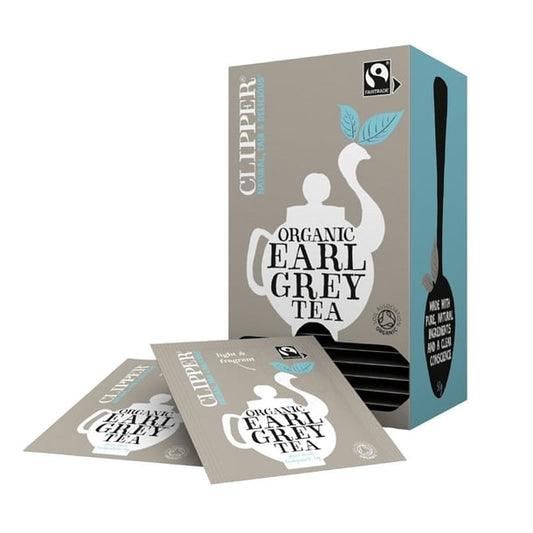 Clipper Fairtrade Organic Speciality Earl Grey Tea Bag Envelopes (6 x 25 Pack) cz729