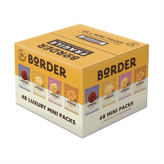 Border Mini-Pack Biscuit Assortment 4 Varieties (48 Twin Packs) cz748