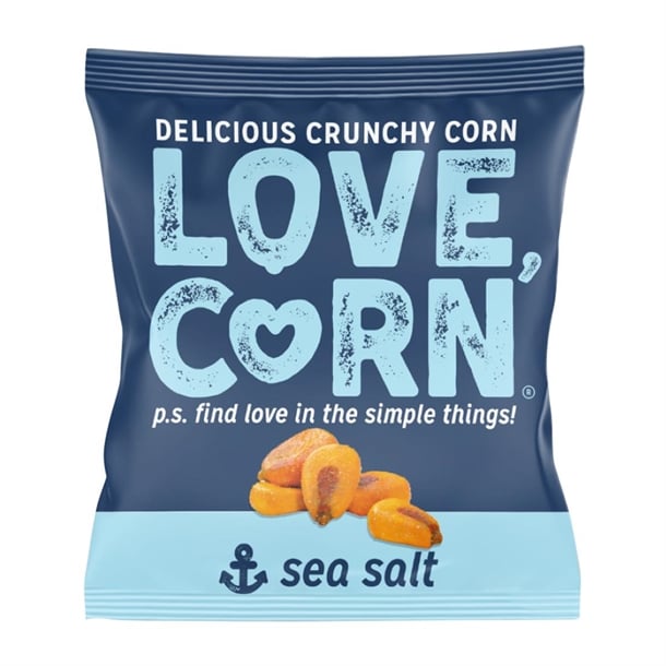 LOVE CORN Sea Salt Crunchy Corn Snack 20g (24 Pack) cz756