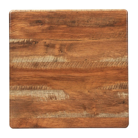 Square Laminate Table Top Planked Oak Effect p_cz848
