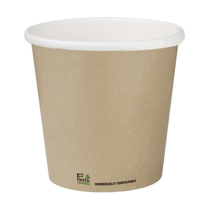 Fiesta Compostable Espresso Cups Single Wall 114ml (50 Pack) cz876