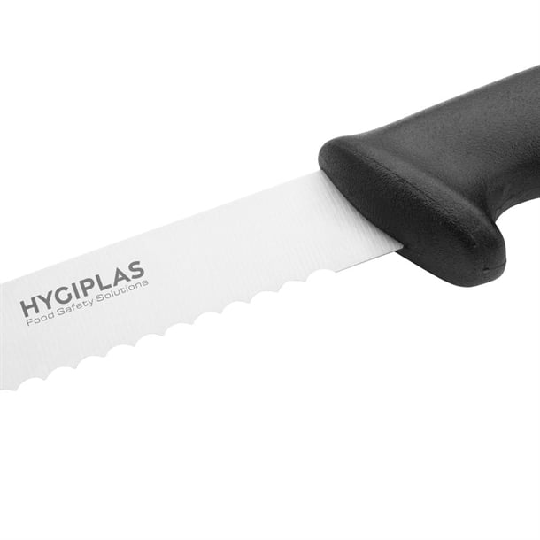 Hygiplas Bread Knife Black 20cm d734