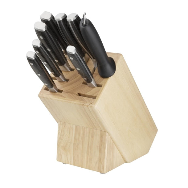 Vogue Wooden Knife Block 9 Slots d738