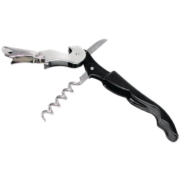 Olympia Waiter's Friend Corkscrew Black d833