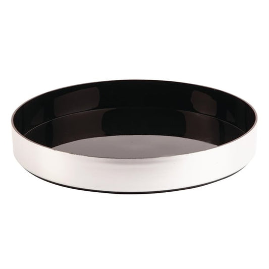 Beaumont Aluminium Round Non-Slip Drinks Tray 330mm d857
