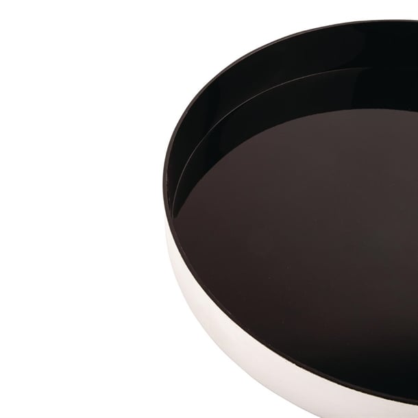 Beaumont Aluminium Round Non-Slip Drinks Tray 330mm d857