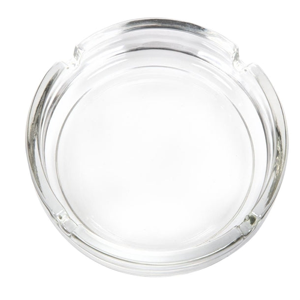 Olympia Small Stackable Glass Ashtrays (24 Pack) d865