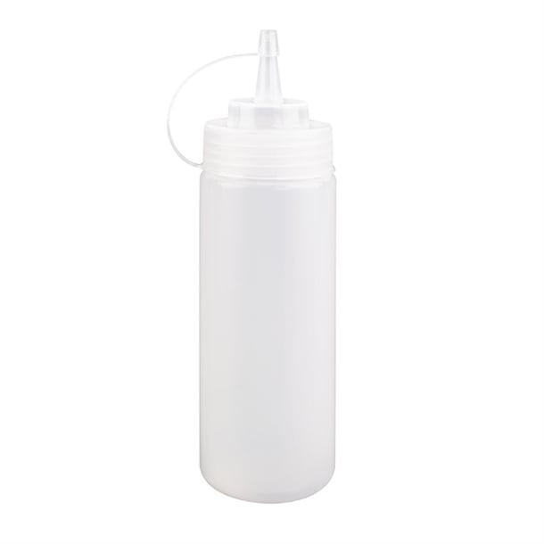 Nisbets Essentials Squeeze Sauce Bottles 12oz (6 Pack) da113