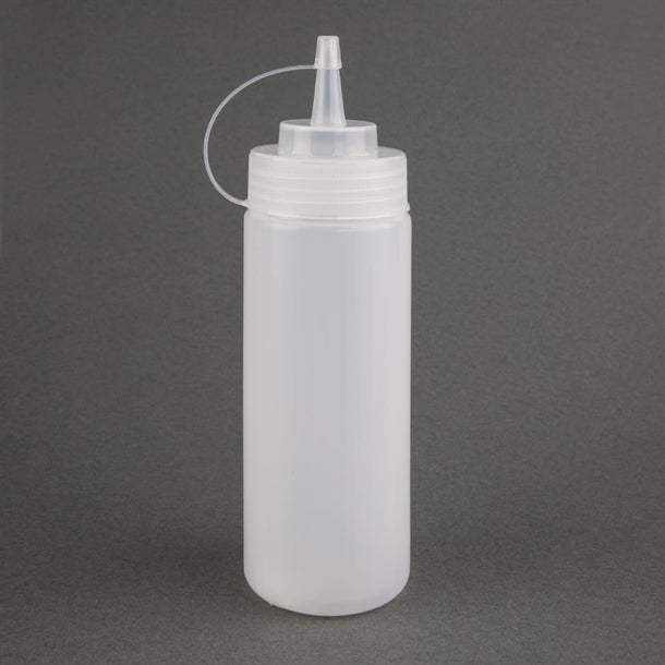Nisbets Essentials Squeeze Sauce Bottles 12oz (6 Pack) da113
