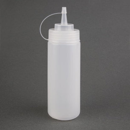 Nisbets Essentials Squeeze Sauce Bottles 12oz (6 Pack) da113