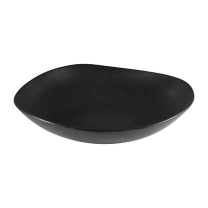 Alchemy Melamine Trace Granite Black Melamine Bowls 380mm (2 Pack) da218
