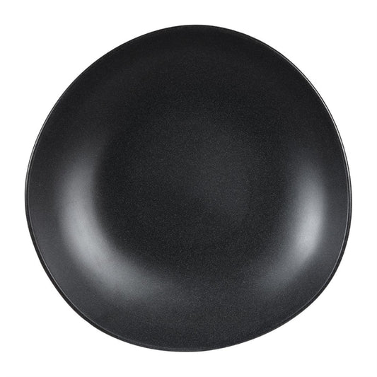 Alchemy Melamine Trace Granite Black Melamine Bowls 380mm (2 Pack) da218