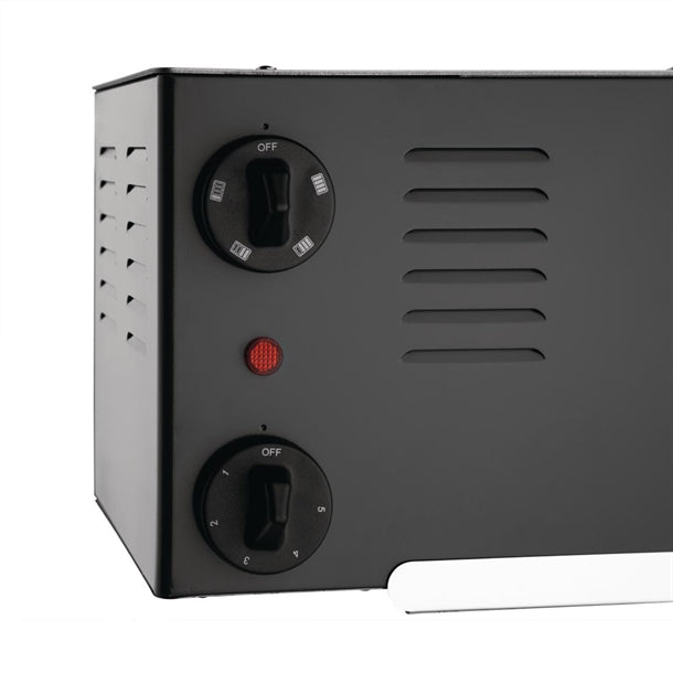 Rowlett Regent 4 Slot Toaster Jet Black with 2x Additional Elements ch173
