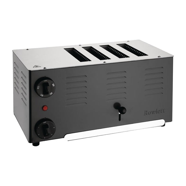 Rowlett Regent 4 Slot Toaster Jet Black with 2x Additional Elements ch173